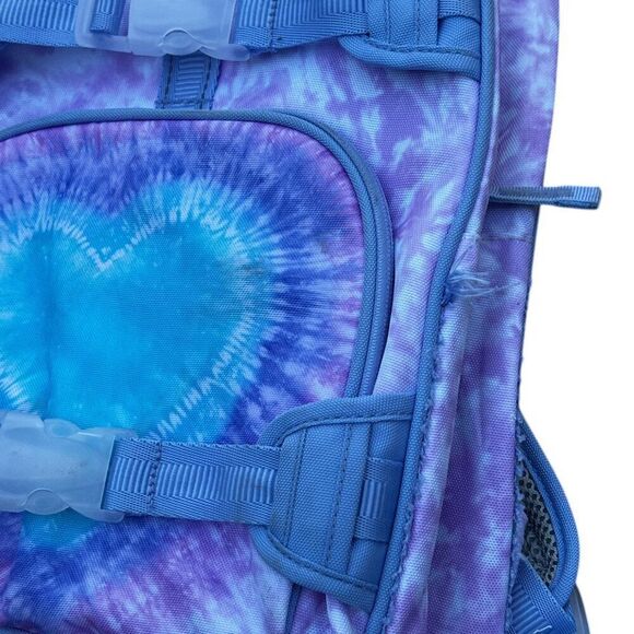 Pottery Barn Kids Mackenzie Lavender Heart Tie-Dye Large Backpack - Picture 2 of 6